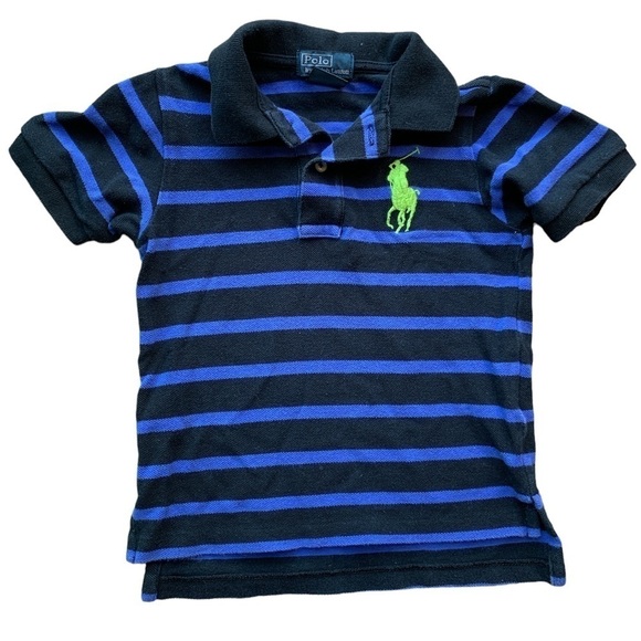 POLO | POLO by Ralph Lauren Big Pony Striped Polo Shirt - Picture 1 of 4